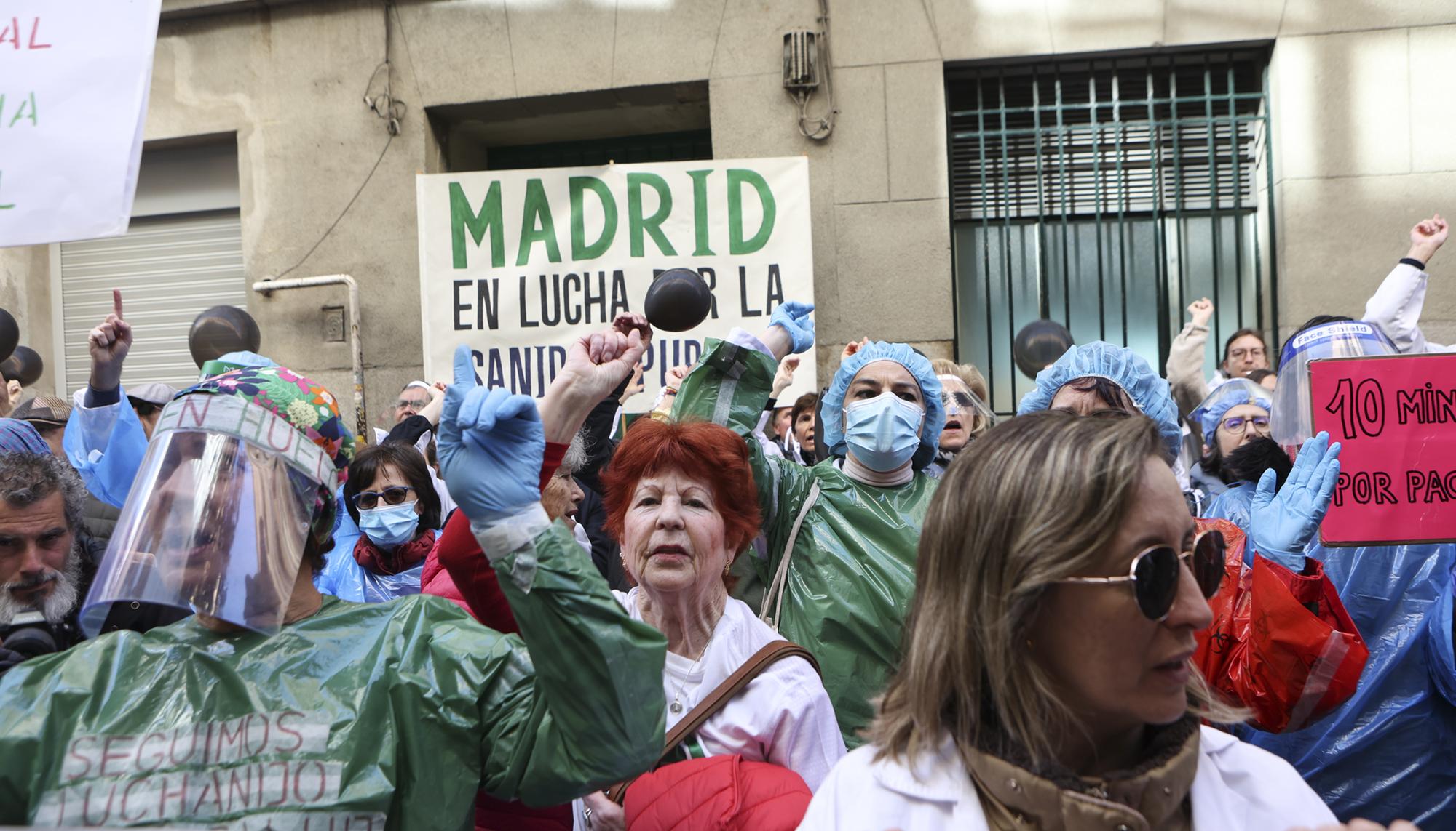 Manifestación médicos Consejería de Sanidad 4
